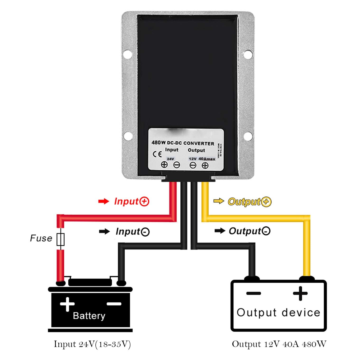 Amazon.com: DC 18V to DC 12V Step Down Converter Aadpter for